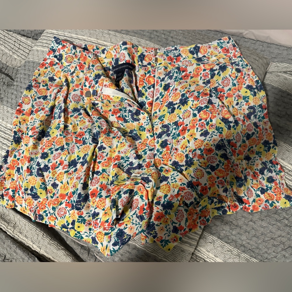 French Connection Multicolor Floral Skirt